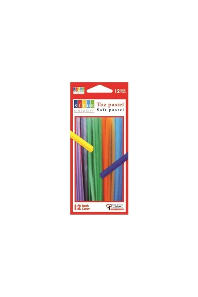 Toz Pastel Boya 12 Renk ürün görseli 1