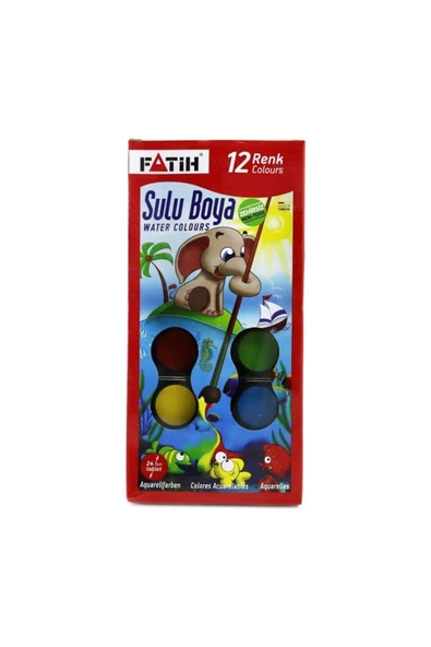 Sulu Boya 12'li ürün görseli 1