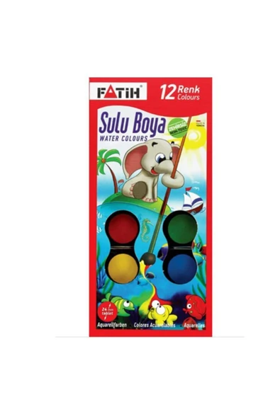 S12 Sulu Boya 12li ürün görseli 1