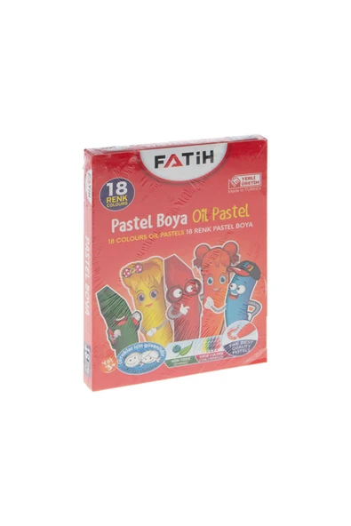 Pastel Boya 18 Renk Karton Kutu 50330/F 3307 ürün görseli 1