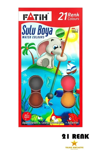 Suluboya 21 Renk Yeni Formül ürün görseli 1