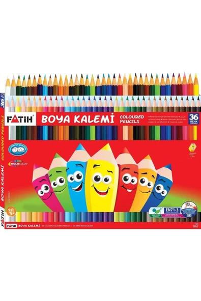 Kuru Boya Karton Kutu Tam Boy 36 Renk ürün görseli 1