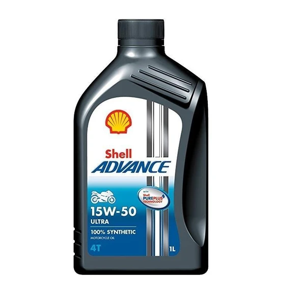 SHELL ADVANCE 4T ULTRA 15W/50 1 LT ürün görseli 1