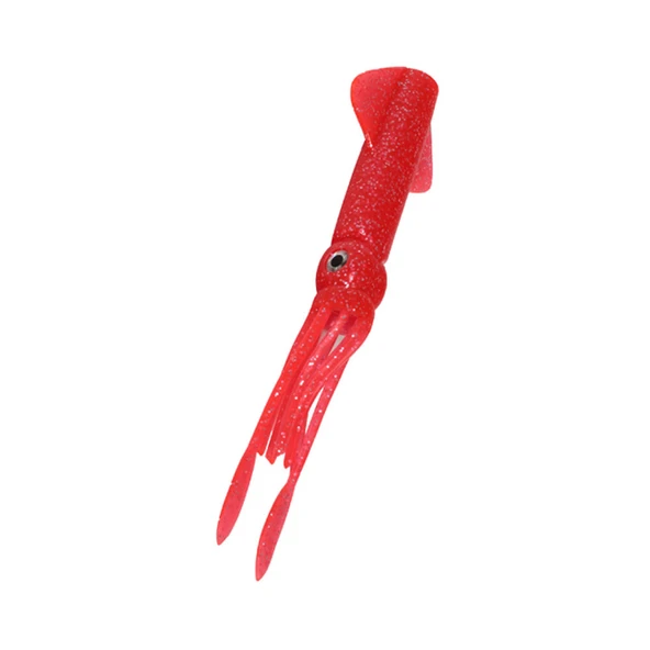 Ryuji Calamari 20cm 10,5gr Yedek Silikon Yem Renk : Orange UV ürün görseli 1