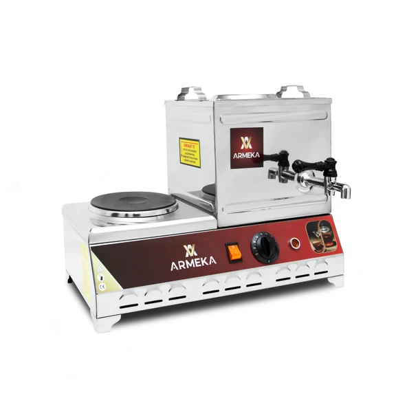 Armeka 10 Litre Çay Kazanı Elektrikli Pleytli Çay Kazanı Çay Ocağı Sanayi Tipi ürün görseli 1
