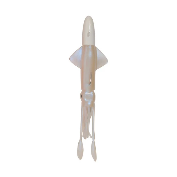 Ryuji Calamari 20cm 150gr Kalamar Silikon Yem Renk : Pearl White UV ürün görseli 1