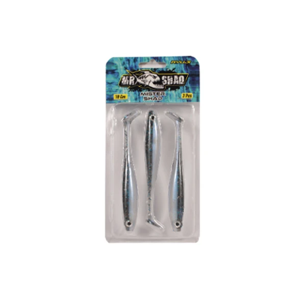 Ryuji Mister Shad 10cm 7gr Silikon Yem Renk : Blue Glit ürün görseli 1