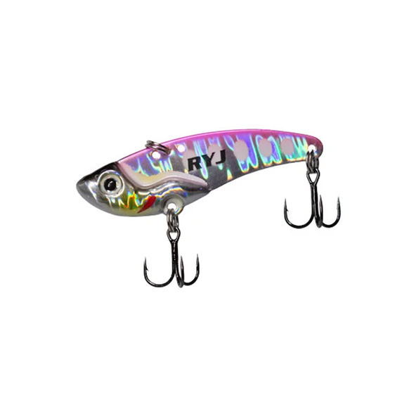 Ryuji Mirror VIB 5,5cm 15gr Vibrasyon Yem Renk : Pink Point Glow ürün görseli 1