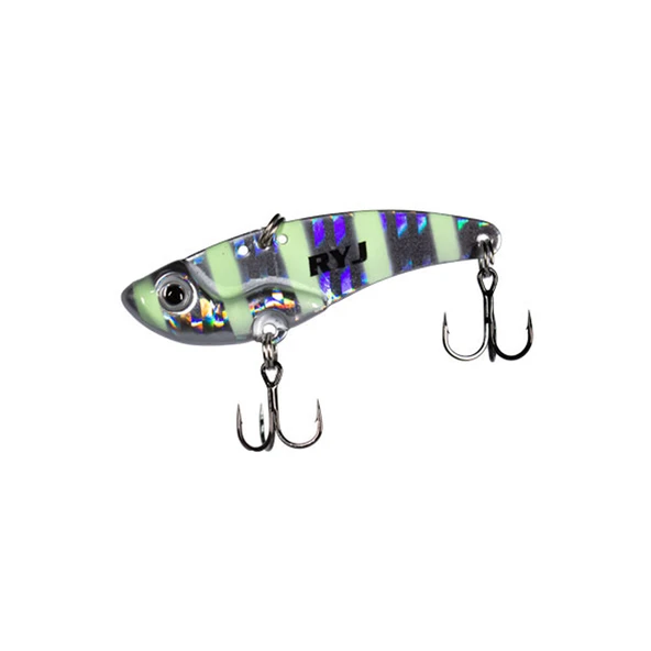 Ryuji Mirror VIB 5,5cm 15gr Vibrasyon Yem Renk : Zebra Glow ürün görseli 1