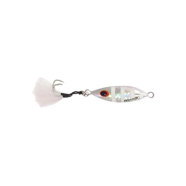 Ryuji Slow King 6,5cm 30gr Jig Yem Renk : Silver Zebra Glow ürün görseli 1