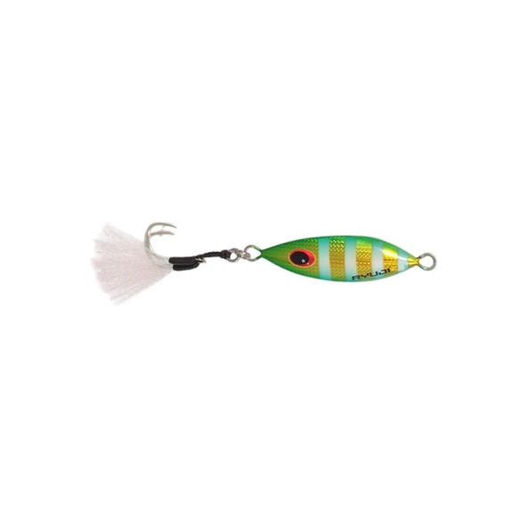 Ryuji Slow King 8,5cm 60gr Jig Yem Renk : Green Zebra Glow ürün görseli 1