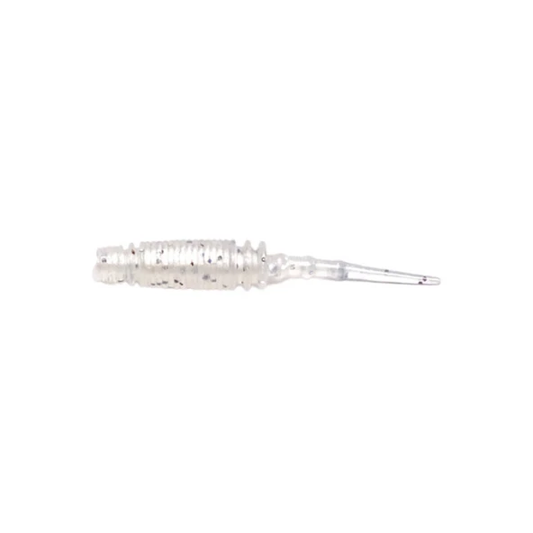 Ryuji Rock Worm 4cm Kokulu Silikon Yem Renk : Pearl White ürün görseli 1