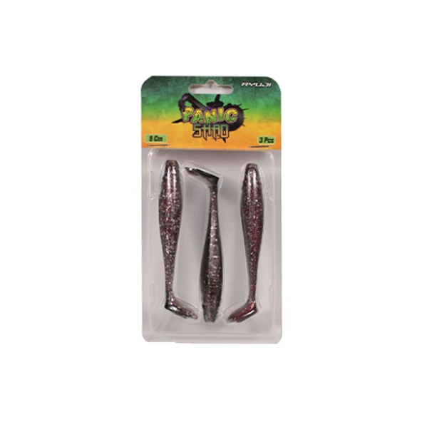 Ryuji Panic Shad 9cm 5.5gr Silikon Yem Renk : UV Shad ürün görseli 1