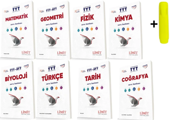 Limit Yayınları Tyt Tüm Dersler Soru Bankası Seti 8 Kitap ürün görseli 1