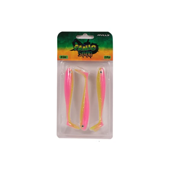 Ryuji Panic Shad 9cm 5.5gr Silikon Yem Renk : Pink Boss UV ürün görseli 1
