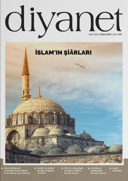 Diyanet Aylık Dergi 410.Sayı Şubat 2025 ürün görseli 1