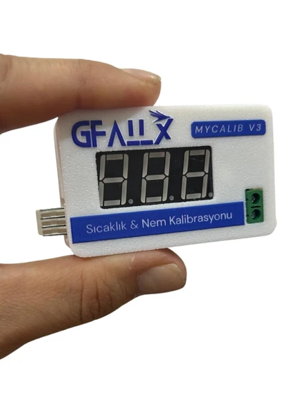 Gfallx V2 Mycalib Kalibrasyon Cihazı | Kuluçka Isı, Sıcaklık ve Nem Ölçer | Yerli Ürün ürün görseli 1