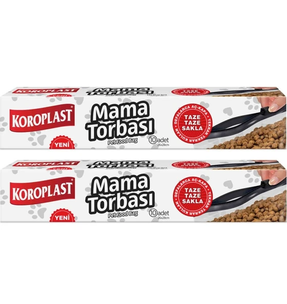 Koroplast Mama Torbası 10 Lu 26 x 28 Cm  x 2 Paket ürün görseli 1