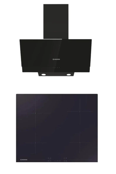 Hh64ccb Vitroseramik Cam Ocak + Hdg6c1gbtk 60 Cm Siyah Davlumbaz ürün görseli 1
