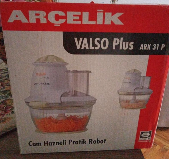 ARÇELİK VALSO PLUS ARK 31P CAM HAZNELİ PRATİK ROBOT ürün görseli 1