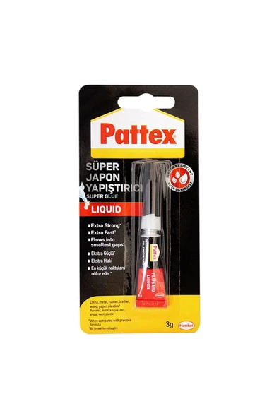 PATTEX Süper Japon Yapıştırıcı 3 gr 177767 ürün görseli 1