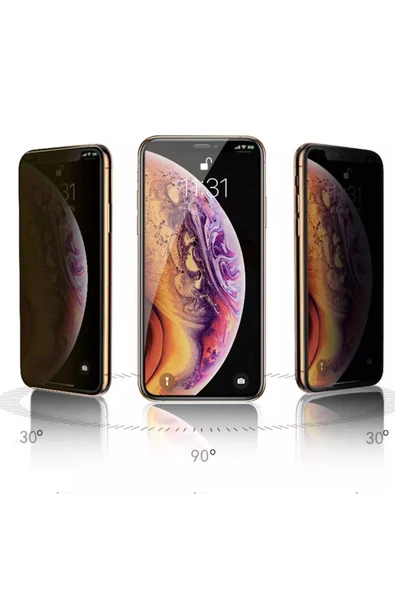 ITHİNK Iphone 12 Pro Max (6,7") Black Gizli Hayalet 5d Tam Kaplayan Ekran Koruyucu ürün görseli 1