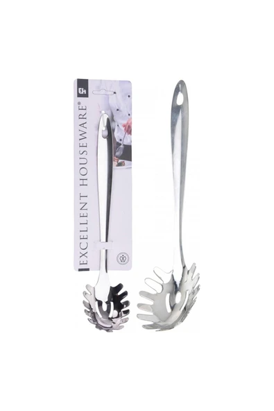 EXCELLENT HOUSEWARE Çelik Makarna Servis Kaşığı - 32 cm ürün görseli 1