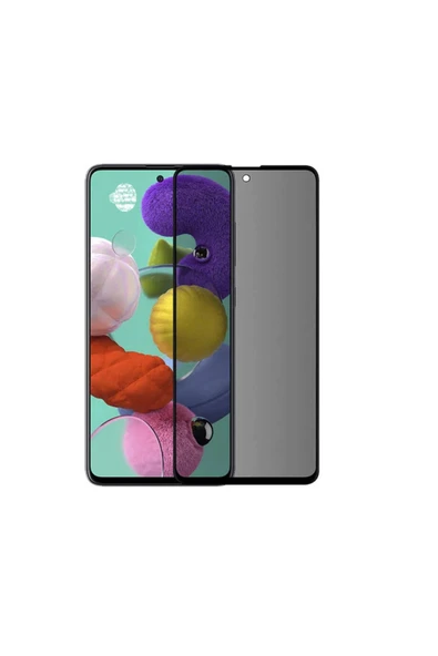 ABOOWE Xiaomi Red Mi 7a Black Tam Kaplayan Hayalet Prıvacy Kırılmaz Cam ürün görseli 1