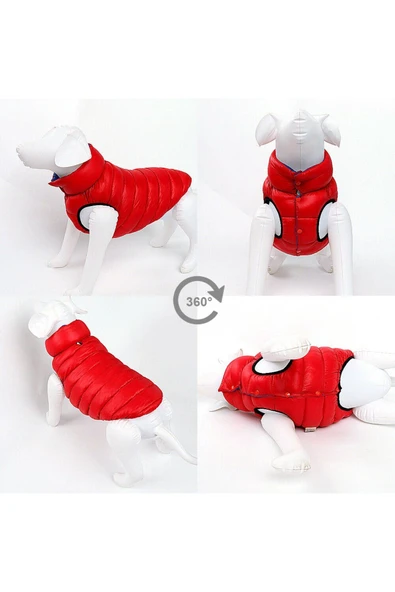 PETCRAFT Köpek Şişme Mont Çift Taraflı (M) - Resim 3