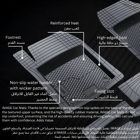 10 MM Kia Ceed Hb 2017 ile uyumlu 5D Havuzlu Üniversal Nesil Paspas BEJ ürün görseli 1
