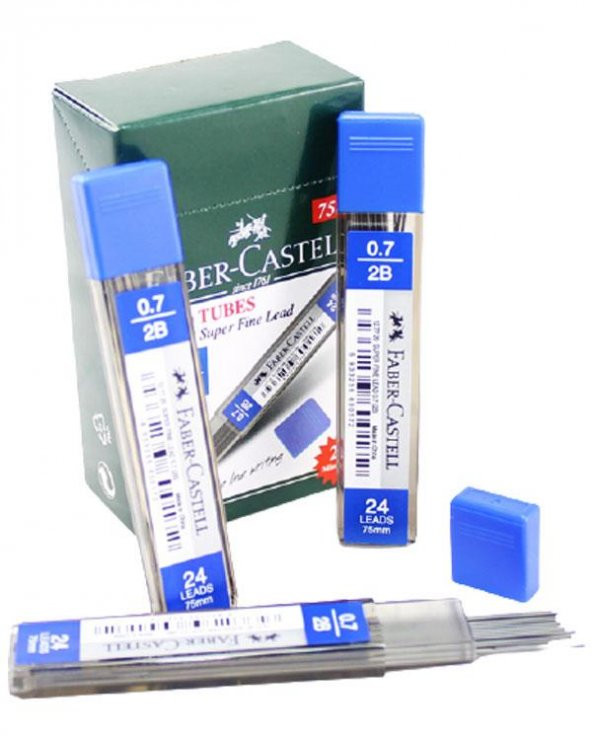 Faber Castell 12’li 0.7 Otomatik Kurşun Kalem Ucu ürün görseli 1