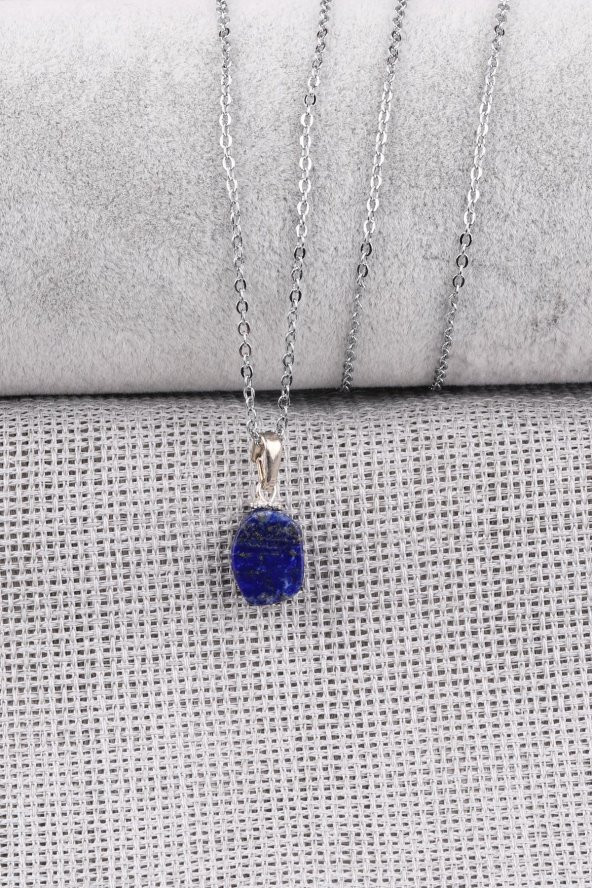 Lapis Lazuli Doğal Taş Kolye ürün görseli 1