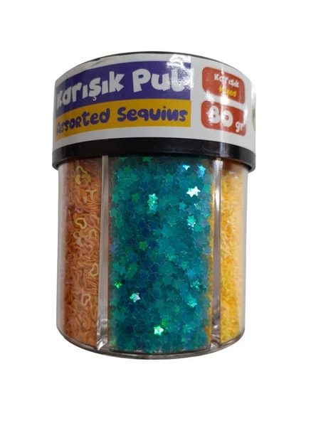 BU-BU Yıldızlı Kalpli Pul 80gr ürün görseli 1