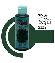 Rich Multi Surface Akrilik Boya 120ml 2222 Yag Yesili ürün görseli 1