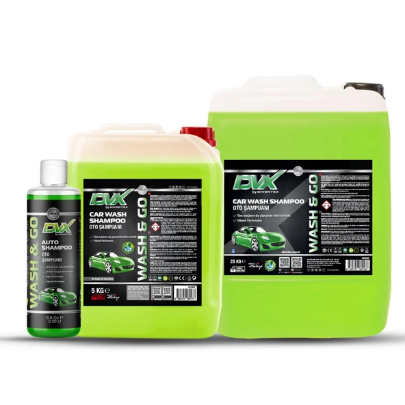 Divortex Wash & Go Oto Şampuanı 5 Kg. - Resim 2