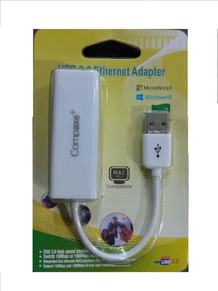 HyperBox Compaxe USB - Ethernet Dönüştürücü Adaptör - Resim 3