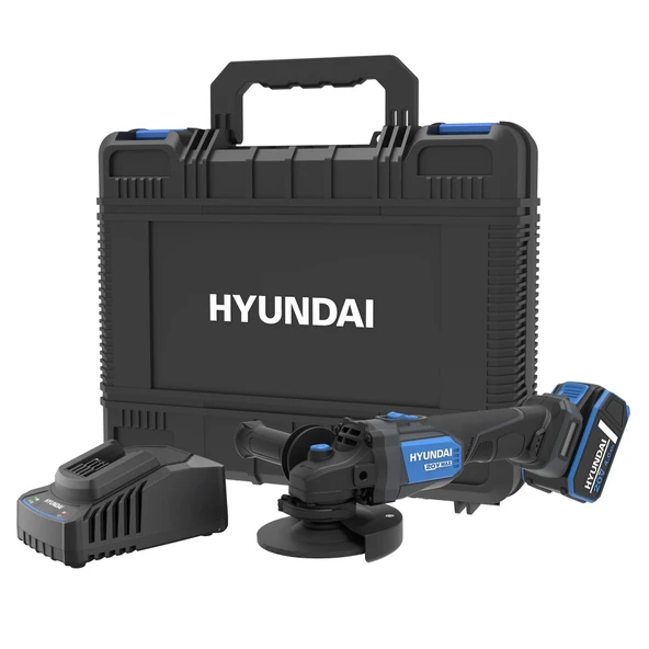 Hyundai AG20X-125FT Akülü Taşlama Kömürsüz 125mm 1X4Ah ürün görseli 1