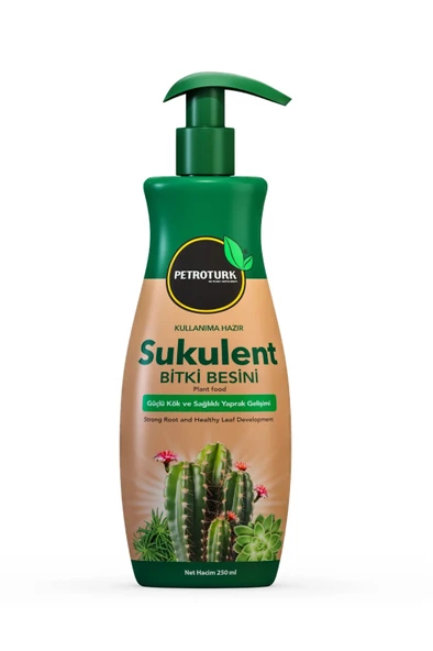 Petroturk Sukulent Sıvı Bitki Besini Kullanıma Hazır Güçlü Kök Ve Sağlıklı Yapraklar ürün görseli 1