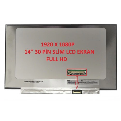 Nion NV140FHM-N4V V8.0 Notebook Lcd Ekran (14.0''; Slim Led Mat) ürün görseli 1