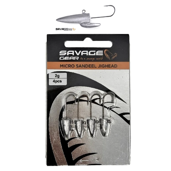 Savage Gear LRF Micro Sandeel Jig head 4 Adet ürün görseli 1