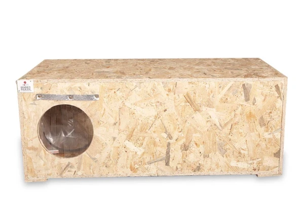 DEMONTE-Dış & İç Mekan Ahşap Kedi Yuvası Ölçüleri: 90x35x40 ürün görseli 1