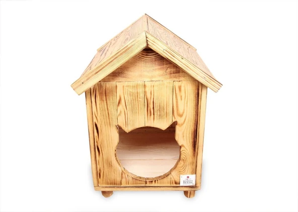 Dış & İç Mekan Ahşap Kedi Yuvası Ölçüleri: 35x40x40 B ürün görseli 1