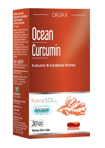 Ocean Curcumin 30 Kapsül ürün görseli 1