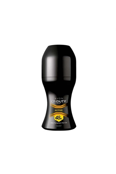 AVON On Duty Men Active Antiperspirant Roll On Deodorant 50 ml ürün görseli 1