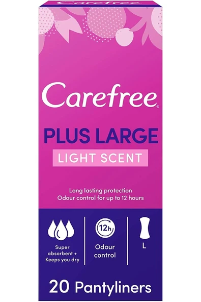 CAREFREE Plus Large Günlük Ped 20'li ürün görseli 1