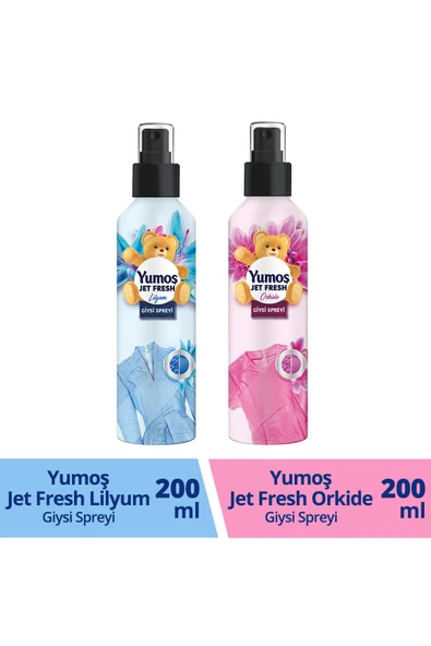 Jet Fresh Giysi Spreyi Lilyum 200 ml 1 Adet Jet Fresh Giysi Spreyi Orkide 200 ml 1 Adet ürün görseli 1