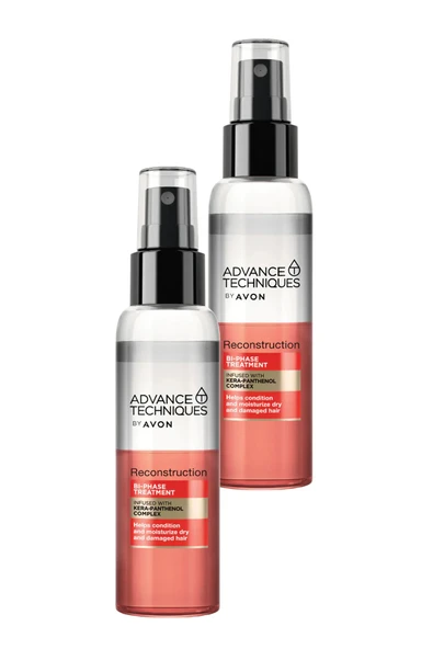 AVON Advance Techniques Reconstruction Bi-Phase Onarıcı Saç Spreyi 100 Ml. İkili Set ürün görseli 1