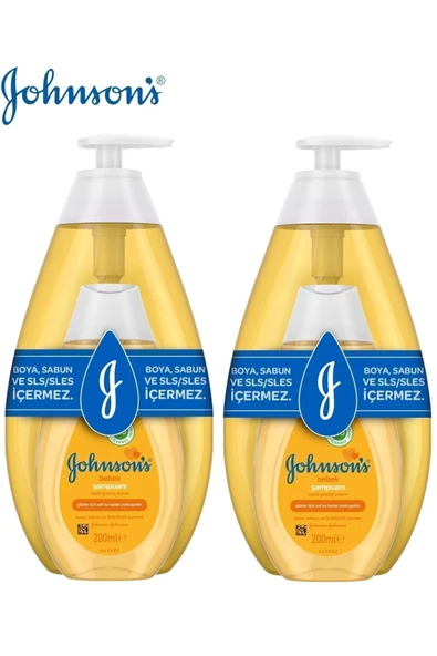 JOHNSON´S BABY Johnsons Baby Şampuan Set 750 ml 200 ml X 2 Adet ürün görseli 1