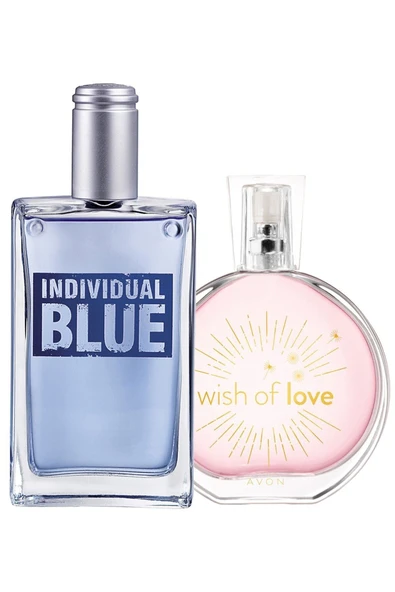 Individual Blue Erkek Parfüm Ve Wish Of Love Kadın Parfüm Paketi ürün görseli 1