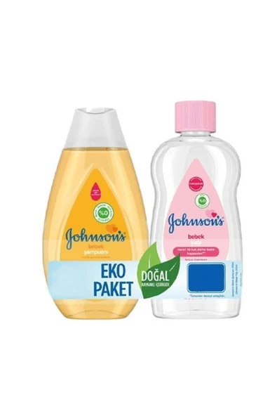JOHNSON´S BABY Jonsons Baby Bebek Yağı 200ml + Bebek Şampunı 200 ml ürün görseli 1